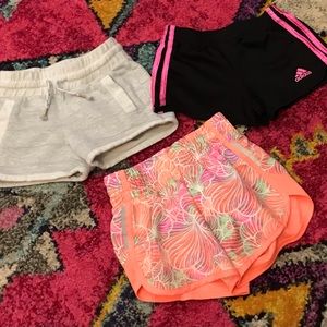 Toddler Girls 4/5T Athletic Shorts. Gently Used, Priced 3 for 1!